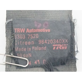 Recambio de cinturon seguridad delantero derecho para citroën c3 pluriel (hb_) 1.4 hdi referencia OEM IAM 96420340XX  33037520