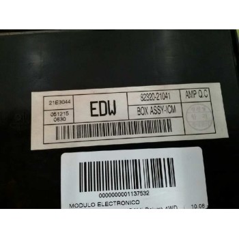 Recambio de modulo electronico para ssangyong rodius xdi deluxe 4wd referencia OEM IAM 8232021041  
