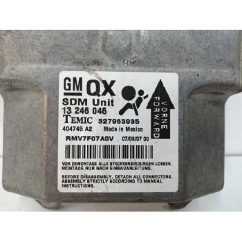 Recambio de centralita airbag para opel zafira b 1.8 16v referencia OEM IAM 13246046 327963935 