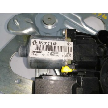 Recambio de elevalunas trasero izquierdo para renault scenic iii 1.6 dci diesel fap referencia OEM IAM TIJERA 827310166R CARIBE 