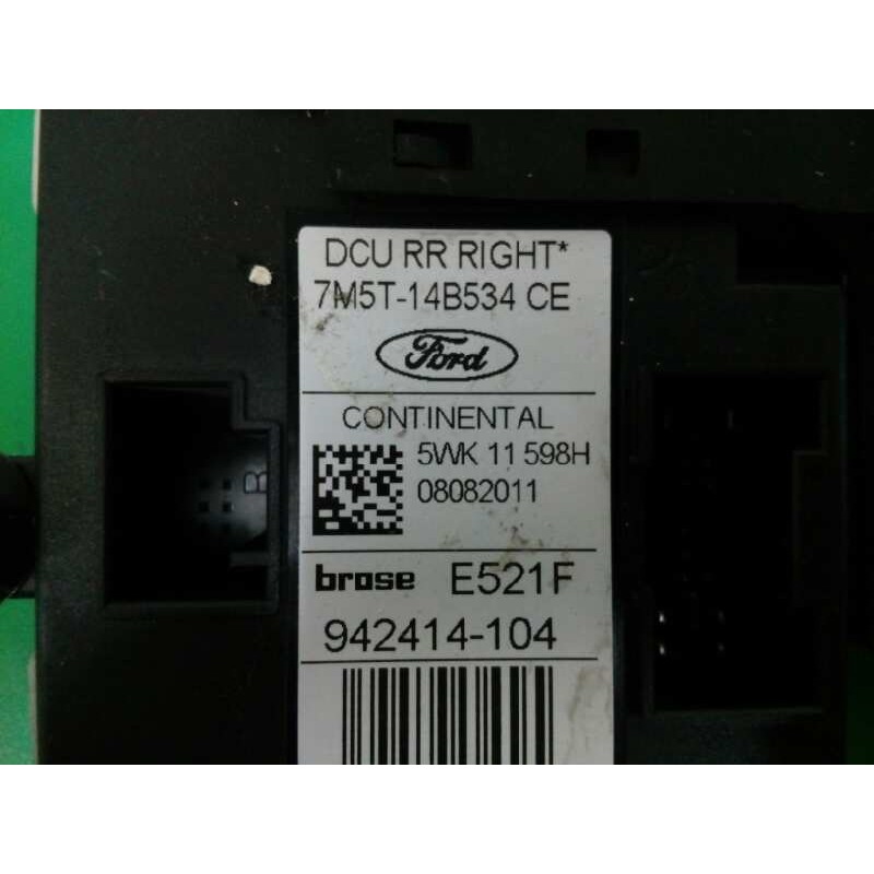 MOTOR ELEVALUNAS TRASERO DERECHO 942414104