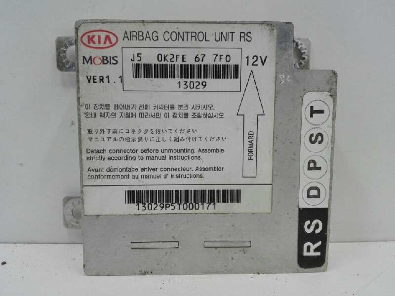 Recambio de centralita airbag para kia carens 2.0 crdi ex monovolumen referencia OEM IAM 0K2FE677F0 J50K2FE677FO 