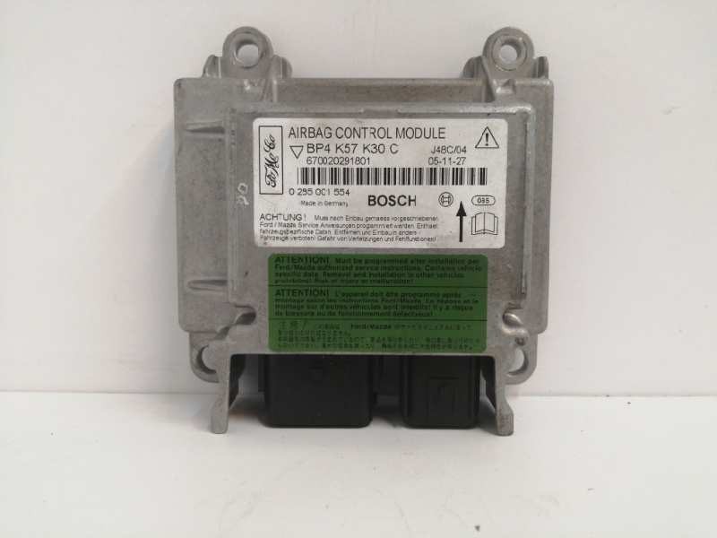 Recambio de centralita airbag para mazda 3 berlina (bk) 1.6 crdt active referencia OEM IAM BP4K57K30C 0285001554 