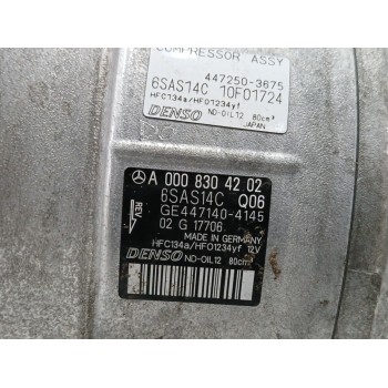 Recambio de compresor aire acondicionado para mercedes-benz clase a sedán (v177) a 200 d (177.112) referencia OEM IAM A000830420