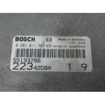 Recambio de centralita motor uce para fiat doblo cargo (223) 1.9 jtd sx furg. panorama referencia OEM IAM 55193786 0281011557 