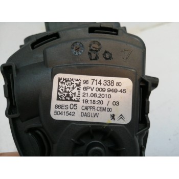 Recambio de potenciometro pedal para peugeot 207 1.6 hdi fap cat (9hz / dv6ted4) referencia OEM IAM 9671433880 6PV00994945 