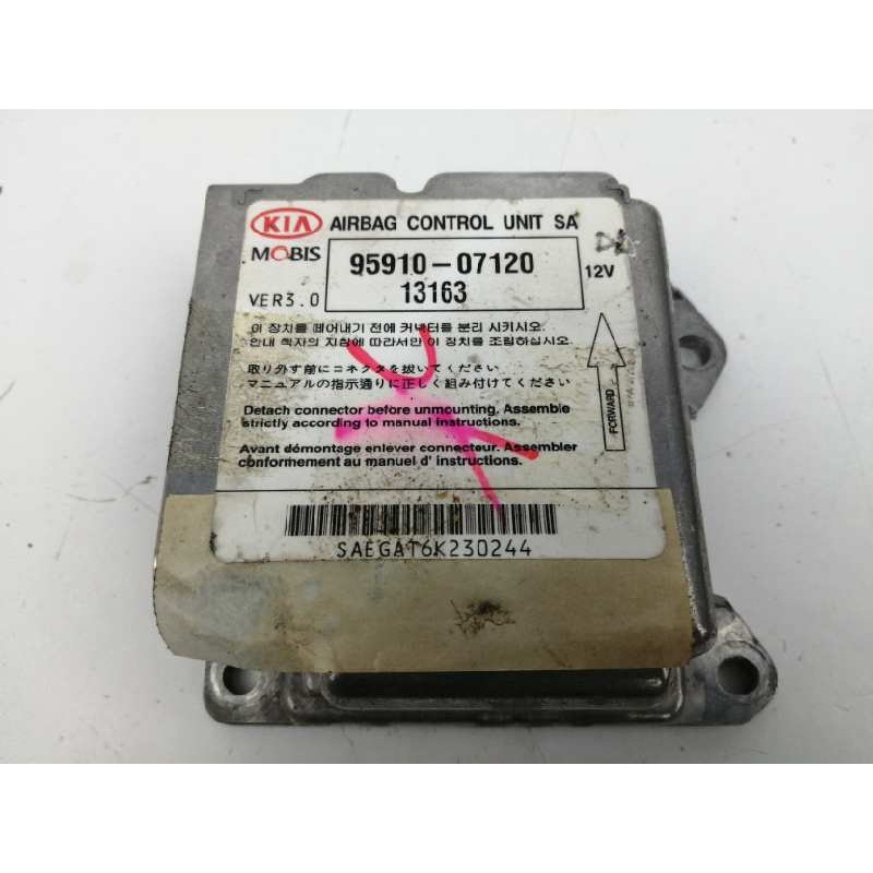 Recambio de centralita airbag para kia picanto i (sa) 1.1 referencia OEM IAM 9591007120  