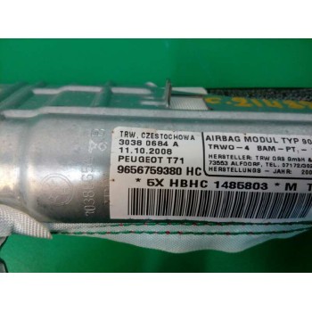Recambio de airbag cortina delantero derecho para peugeot 308 sport referencia OEM IAM 9656759380 30380684A 
