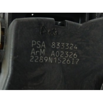 Recambio de cerradura puerta delantera derecha para peugeot 3008 1.6 hdi fap cat (9hz / dv6ted4) referencia OEM IAM 833324 PSA83