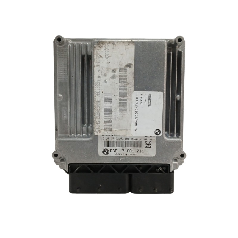 Recambio de centralita motor uce para bmw serie 3 berlina (e90) 320d referencia OEM IAM 7801711 0281013251 