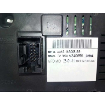 Recambio de pantalla multifuncion para ford fiesta (cb1) trend referencia OEM IAM AA6T18B955BB  