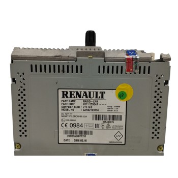 Recambio de pantalla multifuncion para renault clio iv grandtour 1.5 dci diesel fap referencia OEM IAM 281155564R LAN5210WR4 