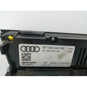 Recambio de mando climatizador para audi a4 ber. (b8) 2.0 16v tdi referencia OEM IAM 8T1820043AM  