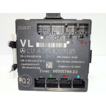 Recambio de modulo electronico para mercedes-benz clase c (w204) berlina 3.0 cdi cat referencia OEM IAM A2048207185  