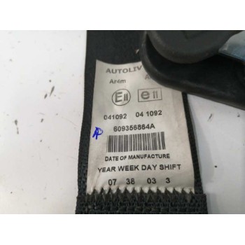 Recambio de cinturon seguridad trasero izquierdo para jeep compass 2.4 16v cat referencia OEM IAM 609356864A  