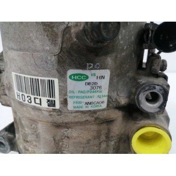 Recambio de compresor aire acondicionado para hyundai i30 1.6 crdi cat referencia OEM IAM AN6CA06 F500 