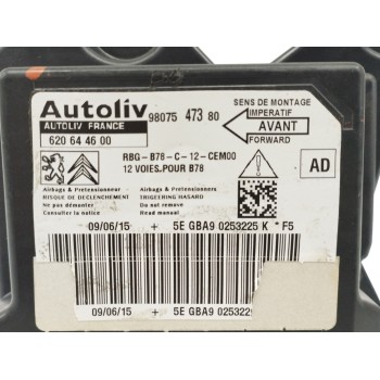 Recambio de centralita airbag para citroën c4 picasso 1.6 blue-hdi fap referencia OEM IAM 9807547380 620644600 