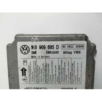 Recambio de centralita airbag para volkswagen golf v berlina (1k1) 1.9 tdi referencia OEM IAM 1K0909605D 5WK43411 