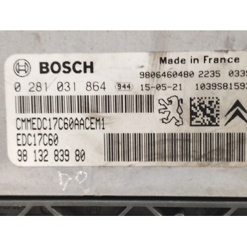 Recambio de centralita motor uce para citroën c4 picasso 1.6 blue-hdi fap referencia OEM IAM 9813283980 0281031864 