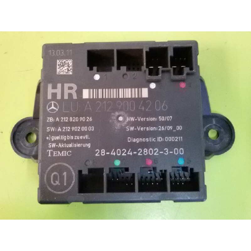 Recambio de modulo electronico para mercedes-benz clase c (w204) familiar c 220 t cdi blueefficiency (204.202) referencia OEM IA