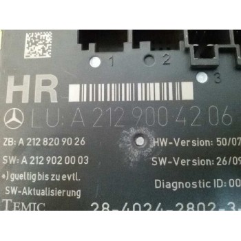 Recambio de modulo electronico para mercedes-benz clase c (w204) familiar c 220 t cdi blueefficiency (204.202) referencia OEM IA
