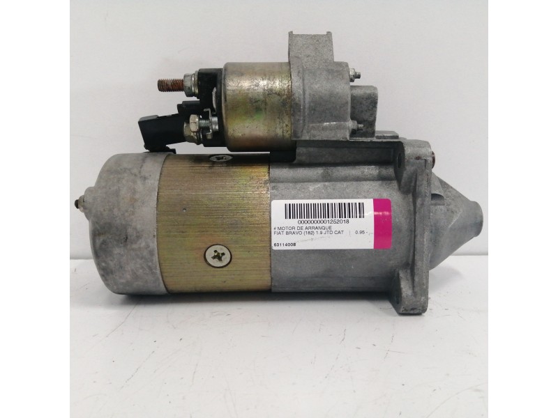 Recambio de motor arranque para fiat bravo (182) 1.9 jtd cat referencia OEM IAM   