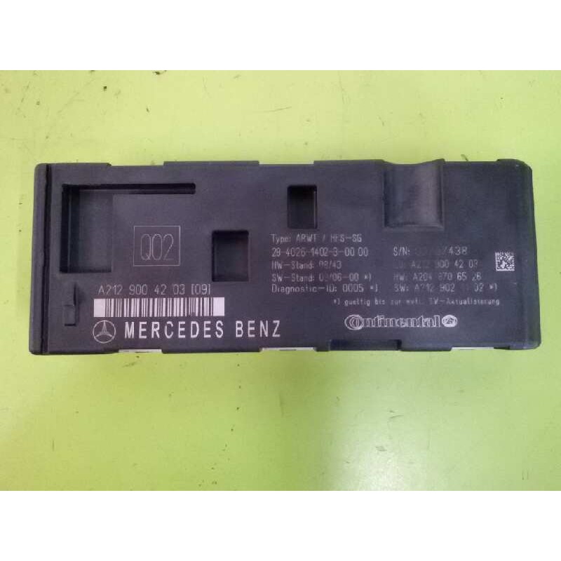 Recambio de modulo electronico para mercedes-benz clase c (w204) familiar c 220 t cdi blueefficiency (204.202) referencia OEM IA