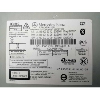 Recambio de sistema navegacion gps para mercedes-benz clase b (w246) 1.8 cdi cat referencia OEM IAM A2469009312  