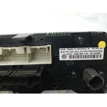 Recambio de mando calefaccion / aire acondicionado para volkswagen golf v berlina (1k1) 1.9 tdi referencia OEM IAM 1K0820047CR 5