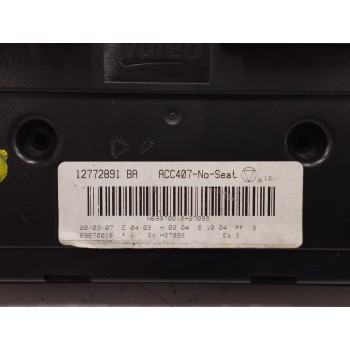 Recambio de mando climatizador para saab 9-3 sport sedán 1.9 tid cat referencia OEM IAM 12772891  