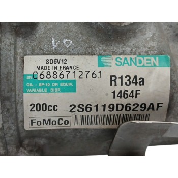 Recambio de compresor aire acondicionado para ford fiesta (cbk) 1.4 tdci cat referencia OEM IAM 2S6119D629AF R134A 