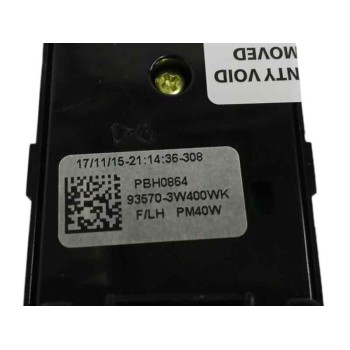 Recambio de mando elevalunas delantero izquierdo para kia sportage iv (ql, qle) 1.7 crdi referencia OEM IAM 935703W400WK  