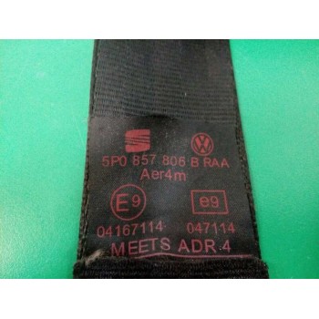 Recambio de cinturon seguridad trasero izquierdo para seat altea (5p1) reference referencia OEM IAM 5P0857805B  