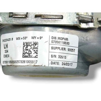 Recambio de cinturon seguridad trasero izquierdo para fiat 500 x (334) 1.6 16v cat referencia OEM IAM 07356119530  