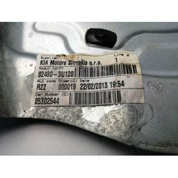 Recambio de elevalunas delantero derecho para kia sportage iii (sl) 1.7 crdi referencia OEM IAM 824803U120  