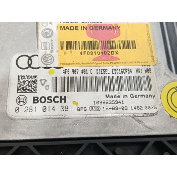 Recambio de centralita motor uce para audi a6 c6 (4f2) 3.0 tdi quattro referencia OEM IAM 4F0907401C  0281014381