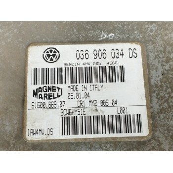 Recambio de centralita motor uce para seat leon (1m1) 1.6 16v referencia OEM IAM 036906034DS 6160066907 