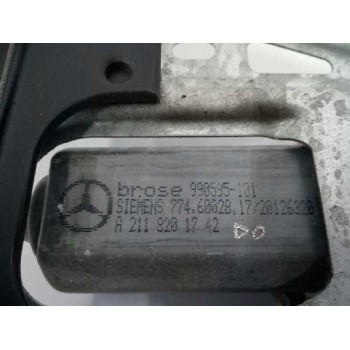 Recambio de elevalunas delantero derecho para mercedes-benz clase c coupé (cl203) c 200 cdi (203.707) referencia OEM IAM FUNDA A