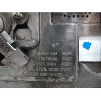 Recambio de aleron trasero para opel crossland x referencia OEM IAM 13481454 BLACO 