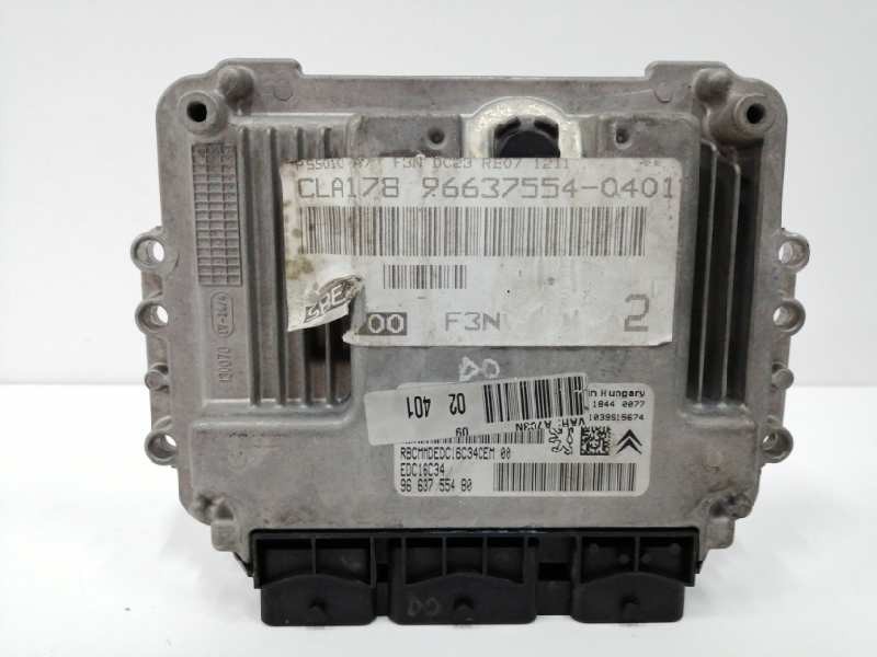Recambio de centralita motor uce para peugeot 207 sw sport referencia OEM IAM 9663755480 96637554 