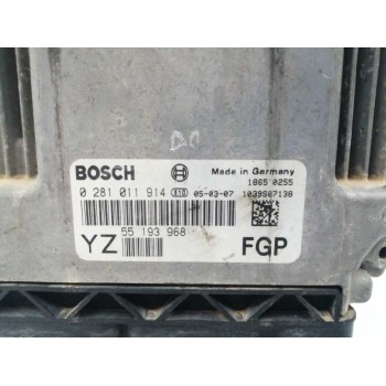 Recambio de centralita motor uce para opel vectra c berlina 1.9 cdti referencia OEM IAM 55193968 0281011914 1039S07138