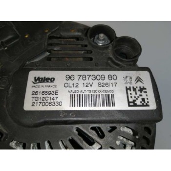 Recambio de alternador para citroën c4 grand picasso 1.6 thp referencia OEM IAM 9678730980 2616593E CL12