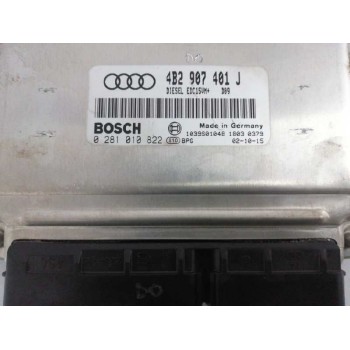 Recambio de centralita motor uce para audi a6 c5 (4b2, 4b4) 2.5 tdi referencia OEM IAM 4B2907401J 0281010822 