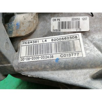 Recambio de caja cambios para renault espace iv (jk0) dci turbodiesel referencia OEM IAM PK6361  