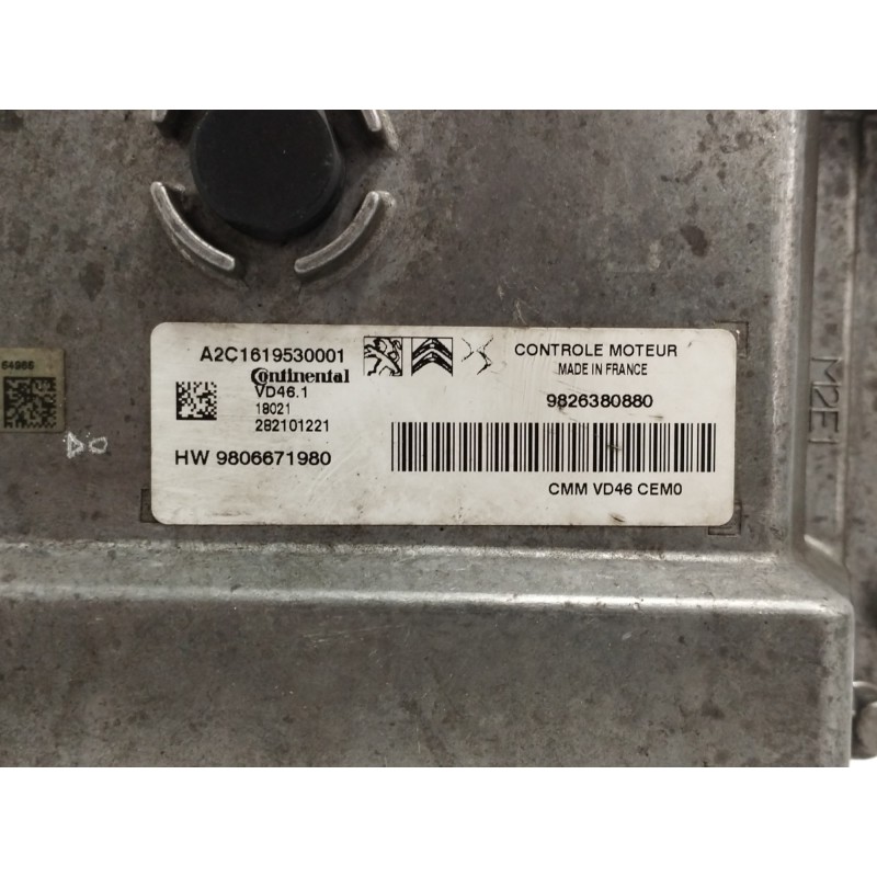 CENTRALITA MOTOR UCE A2C1619530001