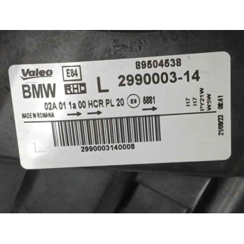 Recambio de faro izquierdo para bmw x1 (e84) 2.0 turbodiesel cat referencia OEM IAM 2990003 VEHICULO INGLES 