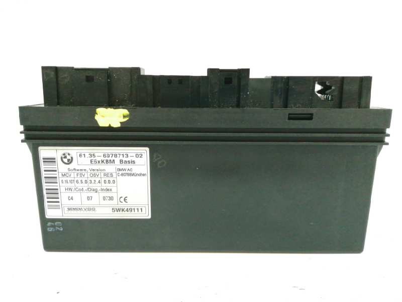 Recambio de modulo electronico para bmw serie 5 berlina (e60) 2.0 16v diesel referencia OEM IAM 61356978713 5WK49111 