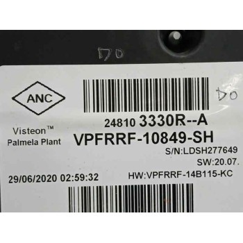 Recambio de cuadro instrumentos para renault trafic furgón 2.0 dci diesel energy referencia OEM IAM 248103330R VPFRRF10849SH 