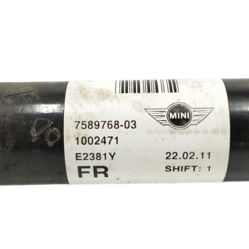 Recambio de transmision delantera derecha para mini mini (r56) one referencia OEM IAM 7589768  