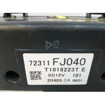 Recambio de mando climatizador para subaru xv 2.0 cat referencia OEM IAM 72311FJ040  
